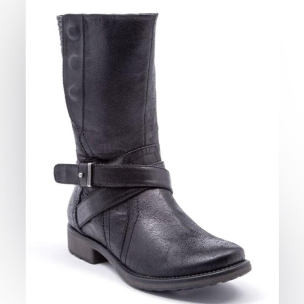 Bare TRAPS SHANTAL BOOTS Black Mid Calf Size 9.5
